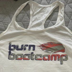 Burn Bootcamp - RED,WHITE, BLUE TANK - SIze M